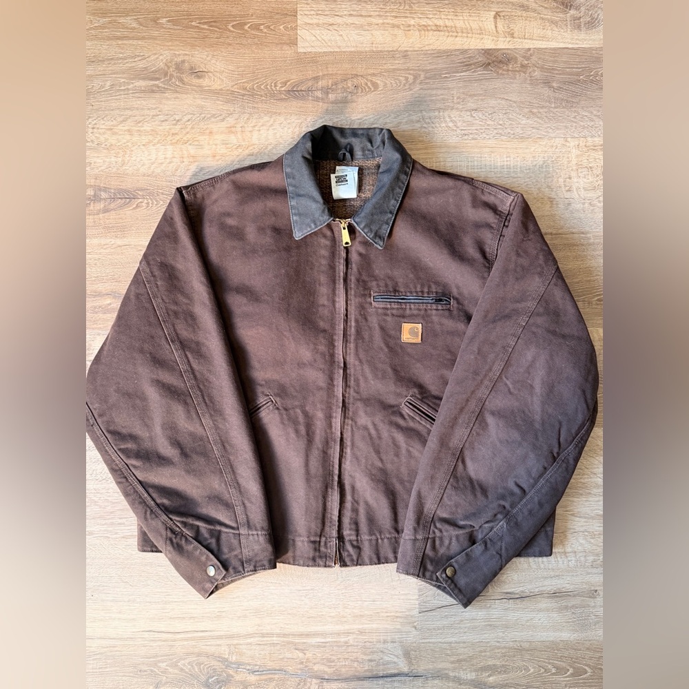 🇺🇸 Vintage Carhartt J97 DKB Detroit Jacket 2XL - Mint- USA  Union Made - Rare